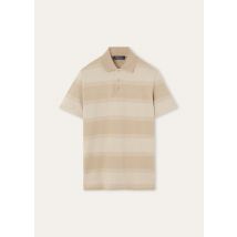 Loro Piana - Parkland Polo Coolmax Stripe, Femme, Beige Fancy, Taille: S