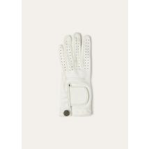 Loro Piana - Ny Gloves Plonge' Leather, Frau, White, Größe: S
