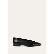 Loro Piana - Rebecca Cap Toe Ballerina Lux. Calf & Liz. Print, Woman, Black, Size: 36