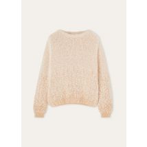 Loro Piana - Cocooning Fluffy Cloud Boatneck Sw. Cash Silk Gg 3, Woman, WIinter Moss/Sunset Sienna, Size: S
