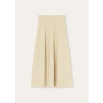 Loro Piana - Touch Royal Lightness Skirt Wool Silk Gg 18, Woman, Creamy Vanilla, Size: XS