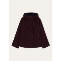 Loro Piana - Luke Blouson Baby Cash Double, Damen, Dark Claret, Größe: 44