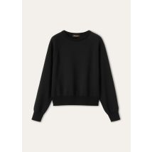 Loro Piana - Viera Crewneck Sweatshirt Luxury Fleece, Femme, Black, Taille: L