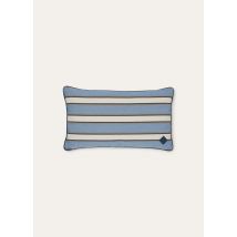 Loro Piana - Dehors Cap Ferrat Rectangular Cushion, Biancore/Light Blue/Navy Blue, Taille: NR
