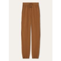 Loro Piana - Vicuna Treccia Trousers Gg 14, Woman, Natural Dark Vicuna, Size: 42