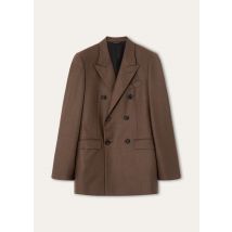 Loro Piana - International Db Jacket Tasmanian, Woman, Tawny Bark, Size: 36