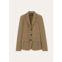 Loro Piana - Dyonne Sb Jacket Cover Wool, Femme, Tundra Soil, Taille: 38