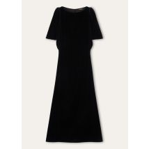 Loro Piana - Laine Dress Silk Velvet, Woman, Caramel Syrup, Size: 40