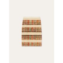 Loro Piana - Sylva Skirt Watercolor Suitcase Stripe, Woman, Vanilla Cloud/Deep Lava, Size: 42
