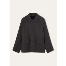Loro Piana - Narvik Blouson Cash Double Bicolor Rain, Man, Grey Turquoise Melange, Size: 50