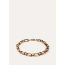 Loro Piana - Link Chain Necklace With Enamel, Woman, Sun Gold/Deep Kummel, Size: NR