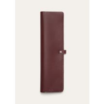 Loro Piana - Guardaroba Tie Holder Saddle Leather, Man, Oxblood/Antique Silver, Size: NR