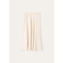 Loro Piana - Erika Skirt Cady Crepe, Woman, Honeyed Sand, Size: 40