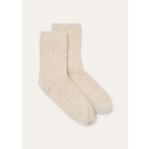 Loro Piana - Cocooning Fluffy Cloud Socks Cash Silk Gg 7, Woman, Winter Moss, Size: M