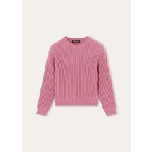Loro Piana - Raindrop Crewneck Sweater Cotton Cash Gg 7, Pink/Dark Pink, Size: 12