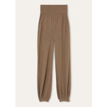 Loro Piana - Luciole Trousers Cash Blend Gg 18, Woman, Cup Of Coffee, Size: 38