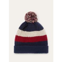 Loro Piana - Rocky Mountains Beanie Cash Gg 3, Man, Navy Base Red Beige, Size: L