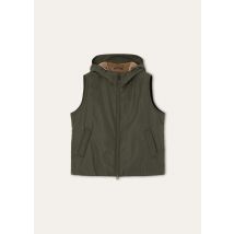 Loro Piana - Zermatt Vest Twenty K Storm/woolfur, Man, Tea Leaves, Size: 48