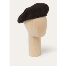 Loro Piana - Morey Flat Cap Felted Wool, Man, Mocha Brown, Size: XL
