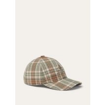 Loro Piana - Loro Piana Baseball Loro Clan Flannel Storm, Man, Green Cream Orange, Size: L