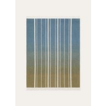 Loro Piana - Plaid Suitcase Stripe Degrade Cash, Green/Blue, Size: NR