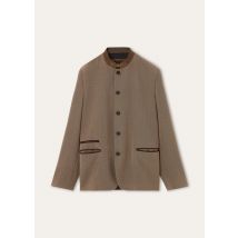 Loro Piana - Ballater Jacket Cover Muline', Man, Brown Crossroads, Size: 54
