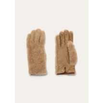 Loro Piana - Betsy Gloves Capra Cash Plonge', Woman, Almondine, Size: L