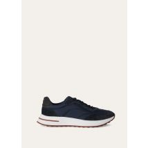 Loro Piana - Week_end Walk Evo Wind Suede, Man, Blue Navy, Size: 40,5