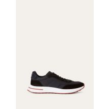 Loro Piana - Week_end Walk Evo Wind Suede, Mann, Black, Größe: 44