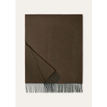 Loro Piana - Light Highlands Scarf Cash, Man, Green Camel Herringbone, Size: NR