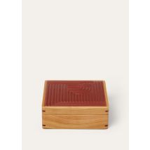 Loro Piana - Square Box S Labyrinth Cherry Wood, Cherrywood Salt/Deep Kummel, Size: NR