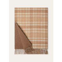 Loro Piana - Loro Clan Double Scarf Wool Cash, Woman, Noisette Cream/Green/Antique Bronze, Size: NR