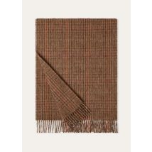 Loro Piana - Brushed Prince Of Wales Scarf Alpaca Wool, Woman, Valnuts Brown Kummel, Size: NR