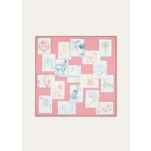 Loro Piana - Loro Piana Heritage Foulard 60 Silk Twill, Femme, Pink/White, Taille: NR