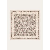 Loro Piana - Loro Piana Arundel Gardens Fld 90 Silk Jacquard, Femme, Ivory/Melon/Peacock, Taille: NR
