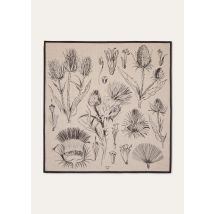 Loro Piana - Loro Piana Cardo Foulard 90 Cash Melange, Woman, Brown/Deep Brown, Size: NR