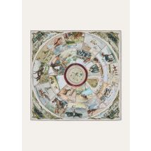 Loro Piana - Loro Piana Arena Foulard 90 Silk Twill, Woman, Ivory Kummel, Size: NR