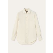 Loro Piana - Andre' Shirt Wool Bedfordcord, Woman, Nougat, Size: 40