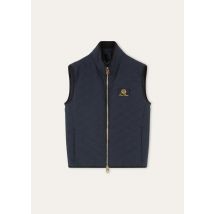 Loro Piana - Ivory Vest Bristol Bistretch Graphene Pr, Man, Blue Glacier, Size: 46