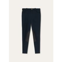 Loro Piana - Rouen Trousers Techno Bonded Stretch, Man, Navy Blue, Size: 48