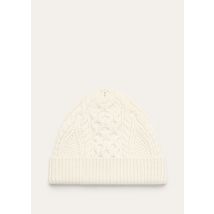 Loro Piana - Eyre Beanie Baby Cash Gg 5, Woman, White Snow, Size: S