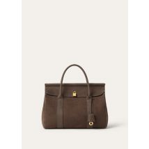 Loro Piana - Loom L32 Nubuck Zibeline, Woman, Dark Chocolate Licorice/Sun Gold, Size: NR