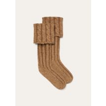 Loro Piana - Braemar Socks Cash Linen Gg 5, Man, Apple Mustard, Size: S