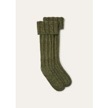 Loro Piana - Braemar Socks Cash Linen Gg 5, Man, Green Swamp, Size: L