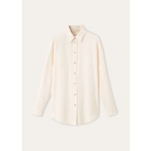 Loro Piana - Selina Shirt Cady Crepe, Woman, Honeyed Sand, Size: 38
