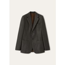 Loro Piana - Torino Patches Sb Jacket Elgin Check, Damen, Blue/Brown, Größe: 44
