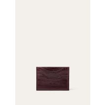 Loro Piana - Extra Cardholder Infinito Crocodile, Woman, Oxblood, Size: NR