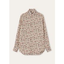 Loro Piana - Thea Cutaway Collar Shirt Lp Arundel Garden J.s., Woman, Ivory/Melon/Peacock, Size: 44