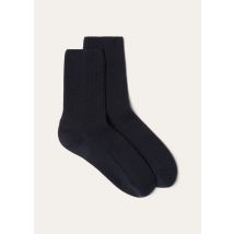 Loro Piana - Cashmere Socks Baby Cash Gg 12, Woman, Navy Blue, Size: S