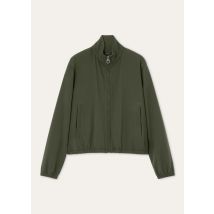 Loro Piana - Loro Piana Bomber Windbelt Stretch Storm, Woman, Ireland Green, Size: 46